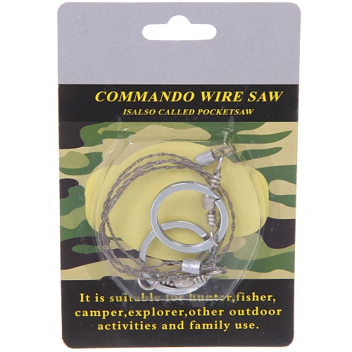 Походная стальная проволочная пила 70см_5