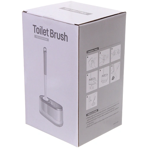 Ерш с креплением на стену Стиль 43см, силиконовая щетка 8625_5