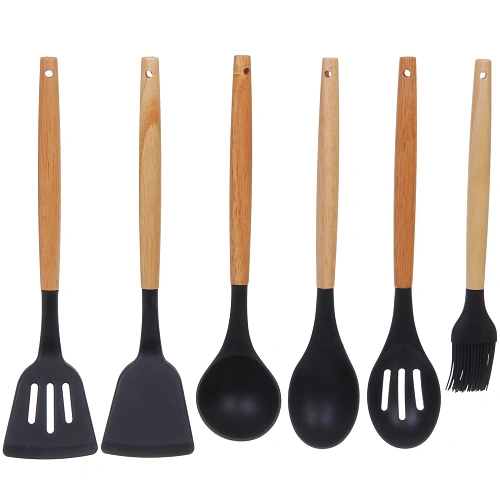 Набор кухонных принадлежностей 12шт Felicità черный_3