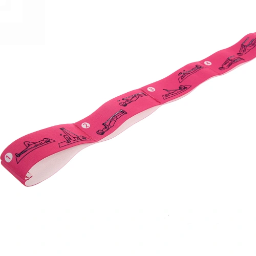 Резинка для фитнеса Stretch 954 с упражнениями, микс_33
