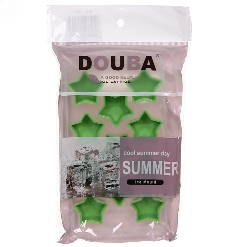 Форма для льда пластиковая с силиконом Звездочки_6