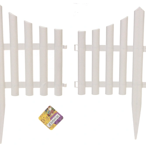 Садовое ограждение Изгородь (1 секция 60,532,5 см), Белый_6
