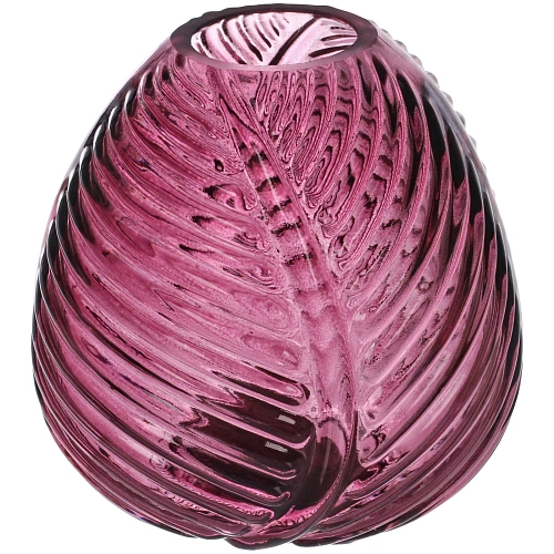 Ваза стеклянная Луана 1112см розовая_4