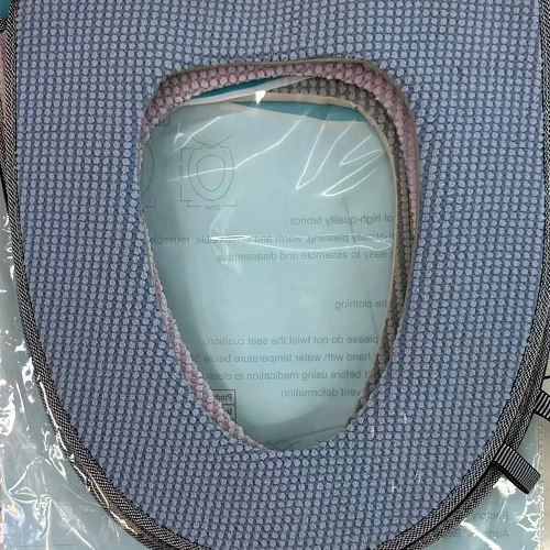 Чехол для сиденья унитаза "Cozy"синий