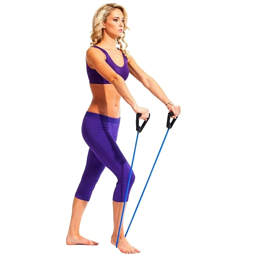 Эспандер трубчатый Life 1,30 м (нагрузка 9-11 кг), синий_5