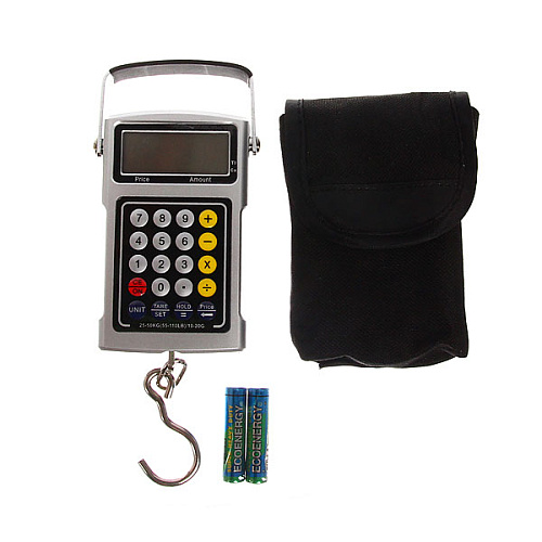 Безмен электронный 50 кг DS10 Рыбацкий многофункциональный водонепроницаемые_3