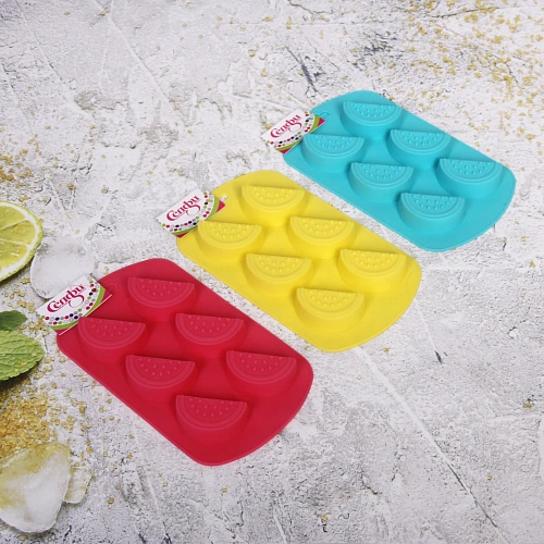 Форма для льда силиконовая Арбузики 1911см_5