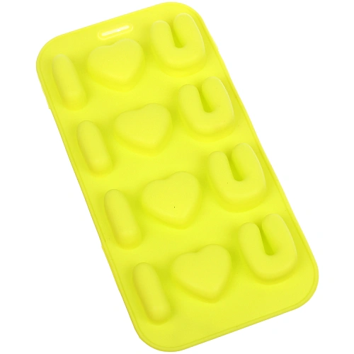 Форма для льда силиконовая Любовь 2010см, цвета микс_3