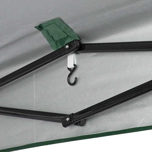 Тент-шатер Практик раздвижной в сумке 332,5м зеленый_12