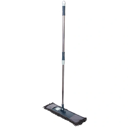 Швабра Селфи с насадкой из микрофибры, насадка 150гр ,букли Gray _3