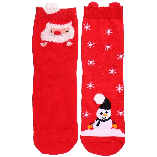 Носки женские в подарочной коробке 4шт NEXOLOD, 4 дизайна, цвет красный, р36-39_5