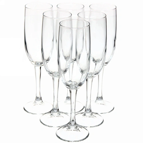 Набор бокалов для шампанского 6шт 155мл "Империал" 44819