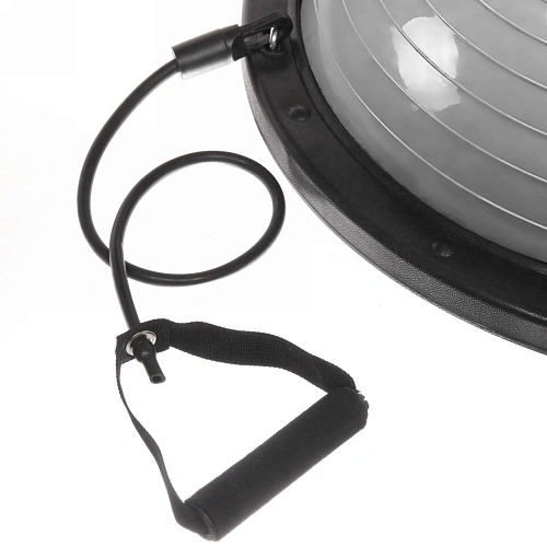 Балансировочная платформа Classic 59 х18 см (в комплекте насос и 2 эспандера трубчатых), серый_8