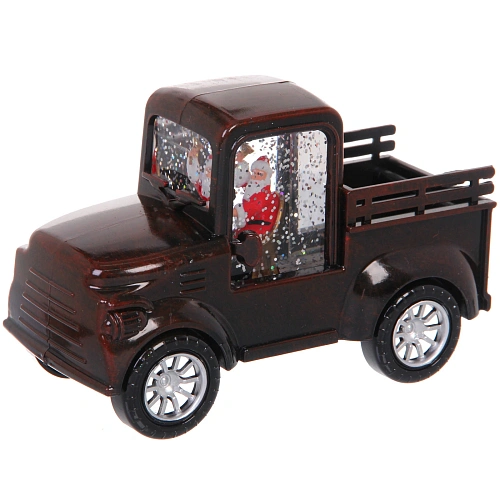 Сувенир с подсветкой Сказочная машина 15,579,5 см, Красный (работает от батареек LR443)_11