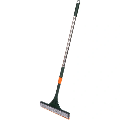 Окномойка для мытья стекол телескопическая ручка 120см губка 28см в комплекте две насадки_4