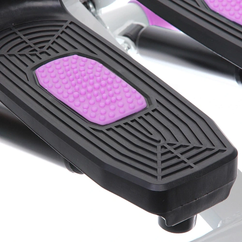 Мини-степпер поворотный с эспандерами MSR-1100, розовый_11
