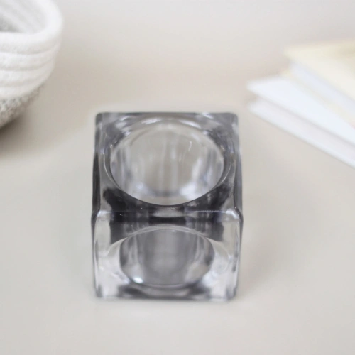 Подсвечник "ICE" 5*5 см, Графит