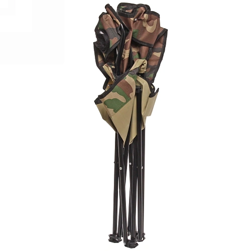 Кресло (стул) туристическое складное с подлокотниками  505080см до 100кг, цвет хаки_5