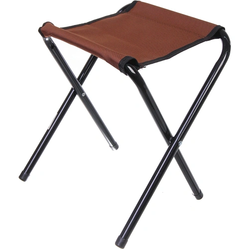 Табурет складной "Кемпер", 27*32*35 см,до 100 кг, коричневый