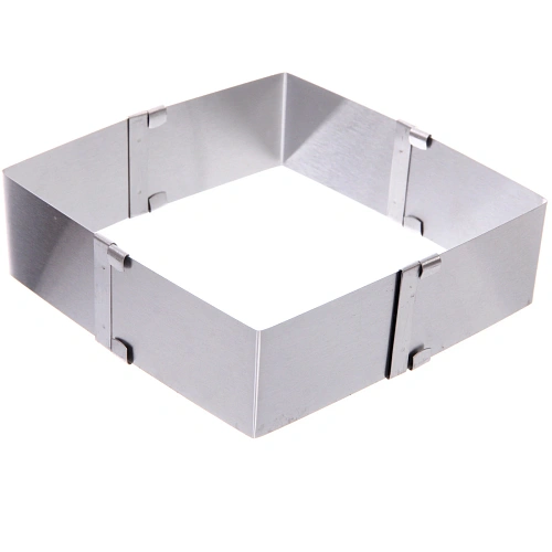 Форма для салата регулируемая Квадрат10105см (до 17см)_5