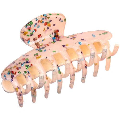 Заколка - краб для волос AKS - VIENTO, микс 6 цветов, классика, 9,53,5см _10