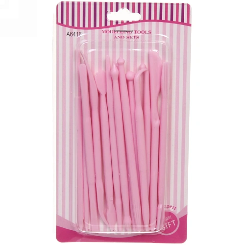 Инструменты для украшения тортов в наборе 14шт однотонные_5