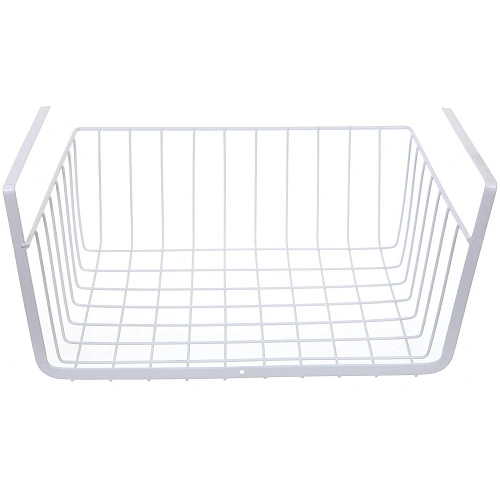 Корзина металлическая подвесная ФАРГО, цвет белый, 3124514см (лейбл)_3