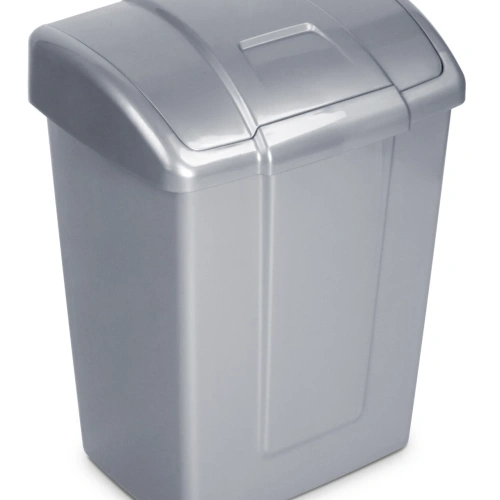 Контейнер для мусора"Форте"19л серебристый С342СРБ