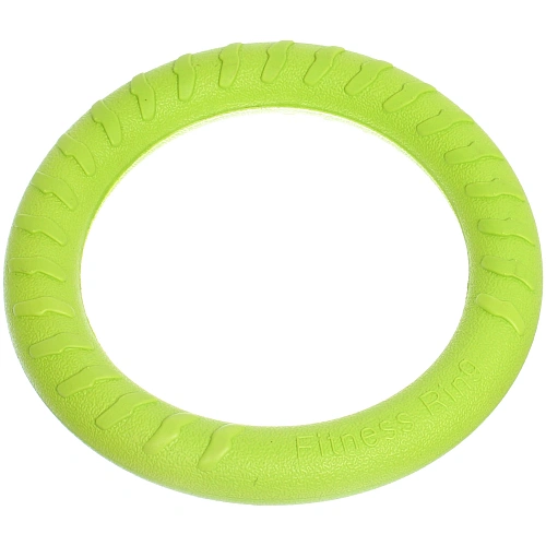 Кольцо - пуллер для собак средних и крупных пород ЛЮБИМЫЙ БРО, цвет зелёный, d - 185см (подвес)_3