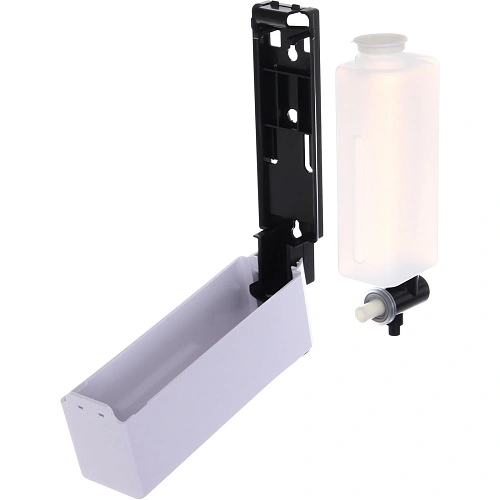 Дозатор для жидкого мыла настенный 300 мл белый DQ57W_9
