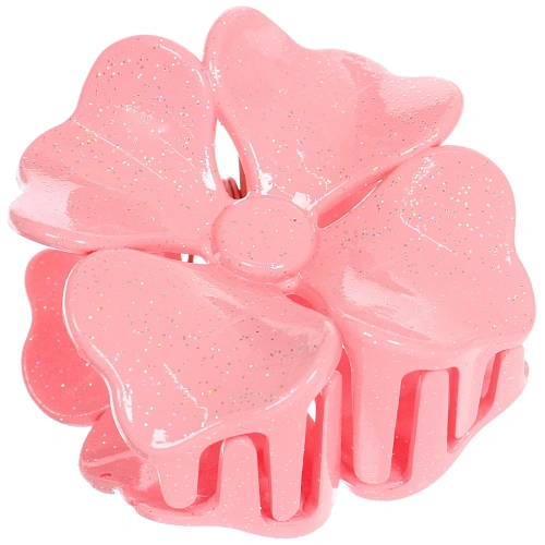 Заколка - краб для волос AKS - SALVATORE, микс 6 цветов, нежный цветок, 6,56,5см _11