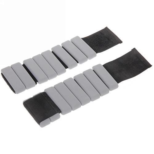 Утяжелитель для рук и ног Fit Band, 2 шт, 900 гр, серый_3