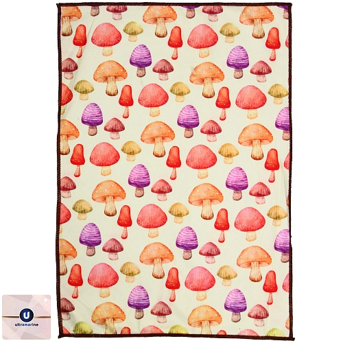 Полотенце кухонное "Flavor - Грибочки" 40*57 см, микрофибра 200 гр/м2