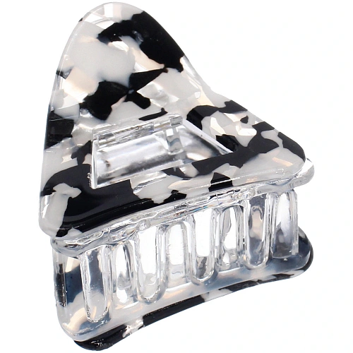 Заколка - краб для волос AKS-EMPIRE, конус, цвет микс 6 цветов,3,53,5см_10