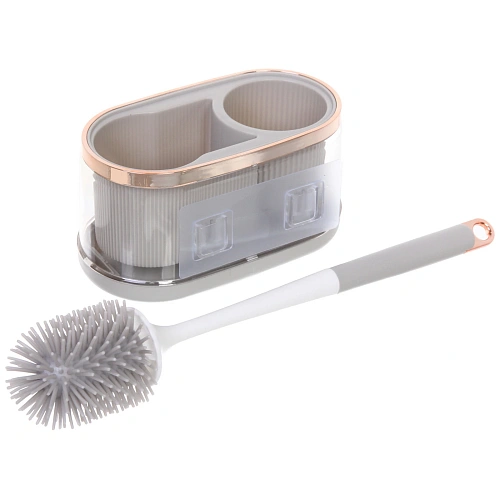 Ерш с креплением на стену Стиль 43см, силиконовая щетка 8625_4