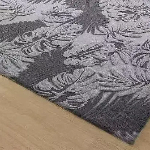 Коврик для ванной 80*120 "Тропики" серый