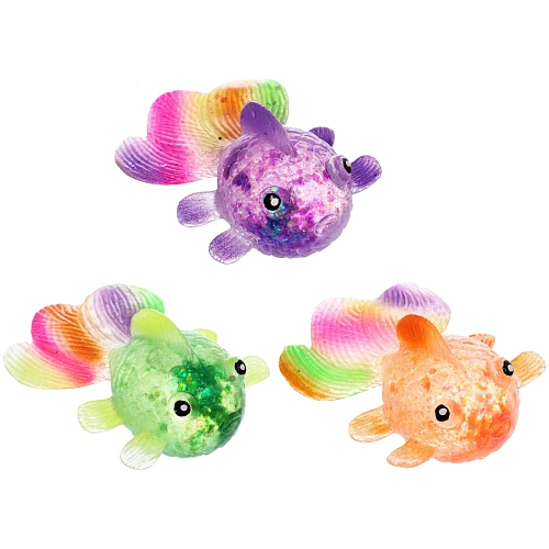 Игрушка "Рыбка", мялка, 12,5 см, микс