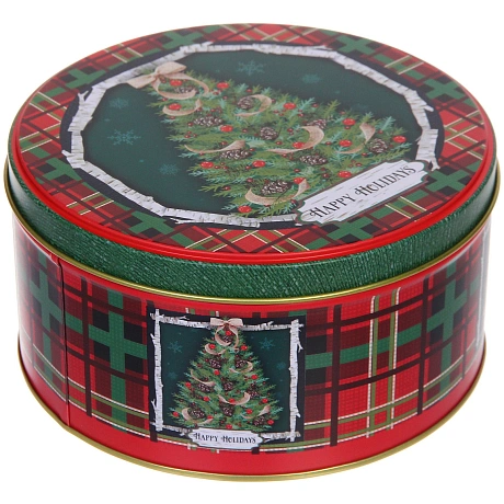 Банка жестяная "Дедушка Мороз" 700мл 13,5*5,8см