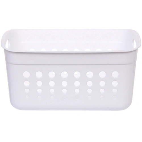 Корзина - органайзер универсальная для хранения с ручками ТРЕВАЛЬ, цвет белый, 271814см _3