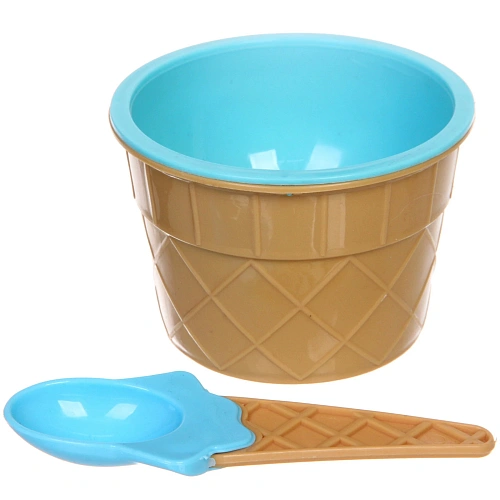 Креманка для мороженого "ICE CREAM" с ложкой 