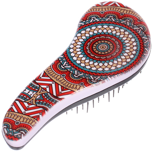 Расческа массажная компактная ЛАНТА, микс 4 дизайна, 187,5см (PVC коробка)_8