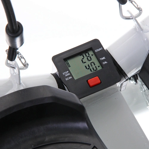 Мини-степпер поворотный с эспандерами MSR-1100, зеленый_12