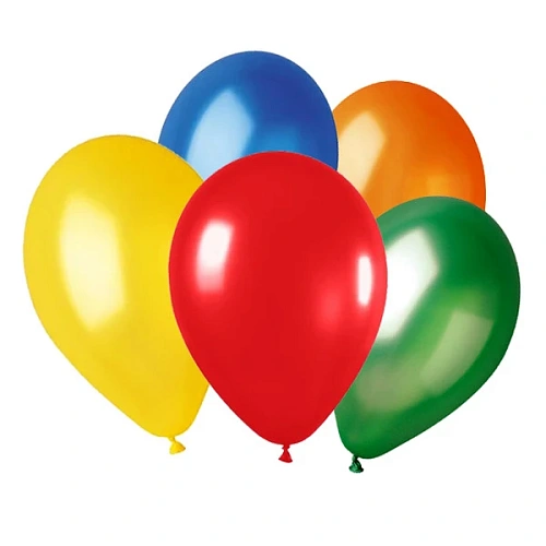 Воздушные шары 25 шт, 1025см Радуга цвета (микс)_2
