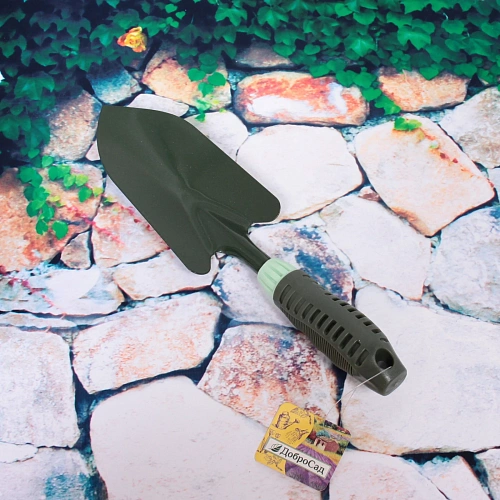 Совок посадочный Эвкалипт пластиковая ручка ДоброСад_4