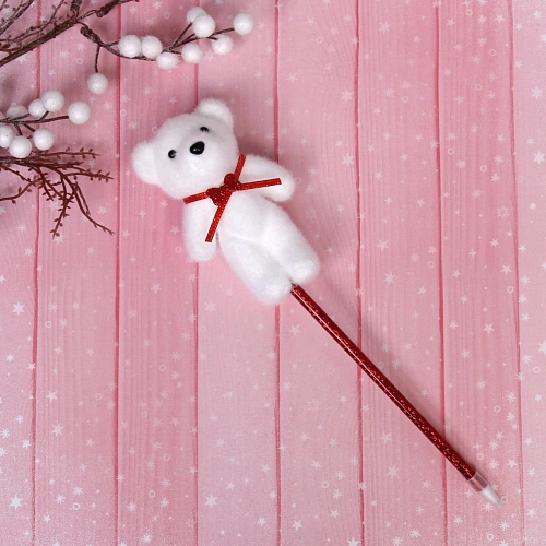 Ручка шариковая New friends, 3 дизайна, 26,5 см (инд пакет с подвесом)_4