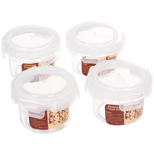Набор контейнеров для продуктов  6*3,5см