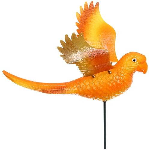 Фигура на спице Попугай 60 см (фигура 1722 см) для отпугивания птиц, микс_5