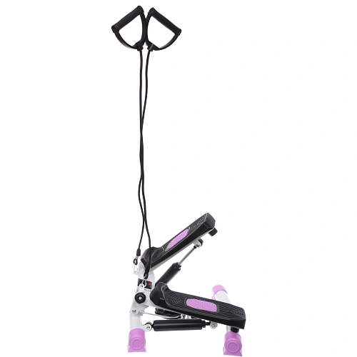 Мини-степпер поворотный с эспандерами MSR-1100, розовый_9