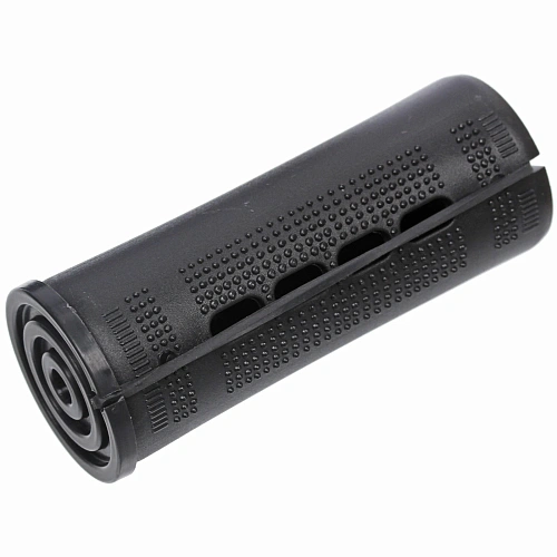 Бигуди-коклюшки 10шт с фиксирующими резинками VOLNA, цвет черный, d-3см (пакет с подвесом)_3