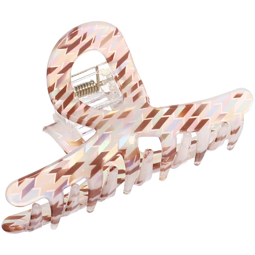 Заколка - краб для волос AKS-EMPIRE, петля, микс 6 цветов, 7,84,5см_7